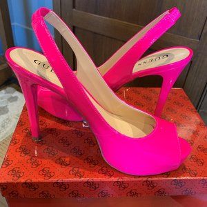 Guess Neon Pink Heels
